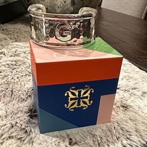 Rustic Cuff Silver Hammered Cuff Bracelet